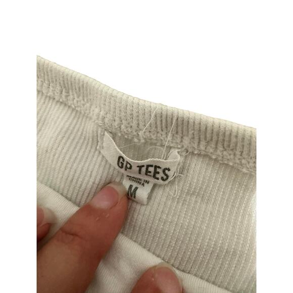 GP Tees White Seamless Cropped Tube Top size M - Picture 4 of 5
